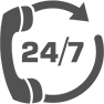 24 7 Helpline Icon